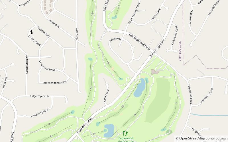 Eaglewood Golf Course location map