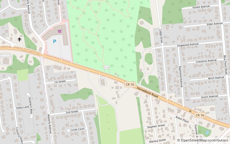 Bald Hill Schoolhouse location map