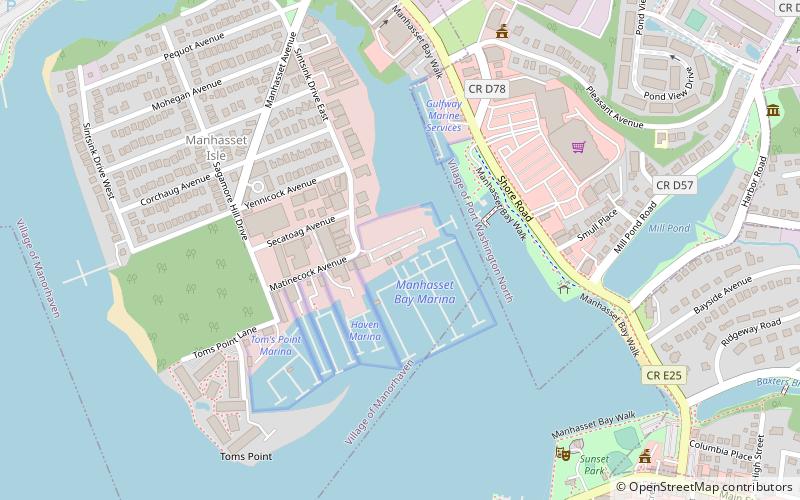 Manhasset Bay Marina location map