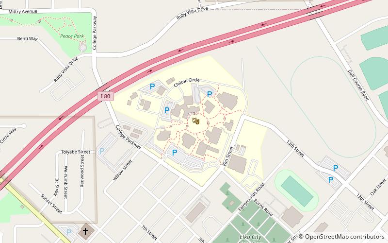 Great Basin College location map