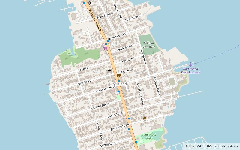 city island library new york location map