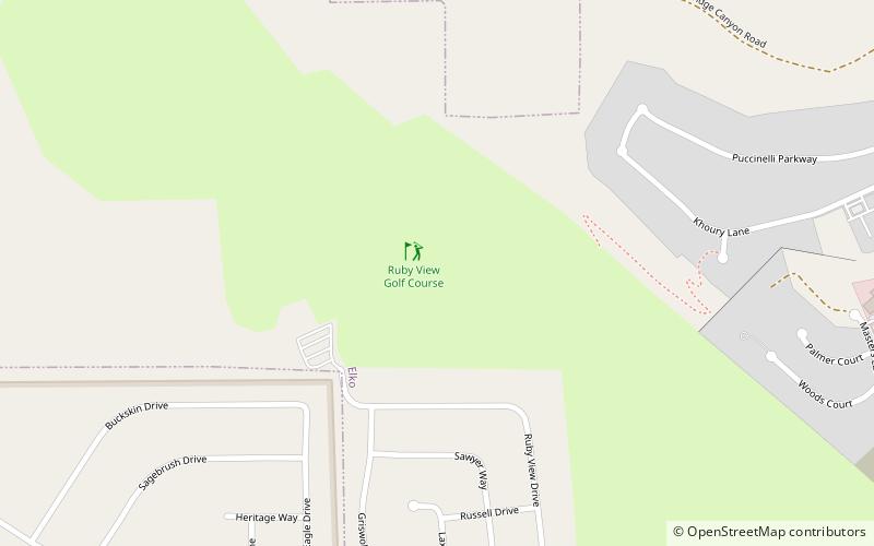 Ruby View Golf Course location map