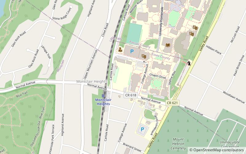 sprague field montclair location map