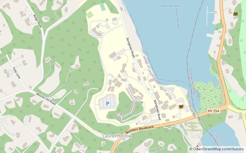 Cold Spring Harbor Laboratory location map