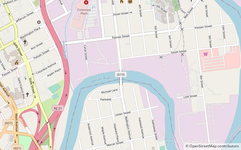 Market Street Bridge location map