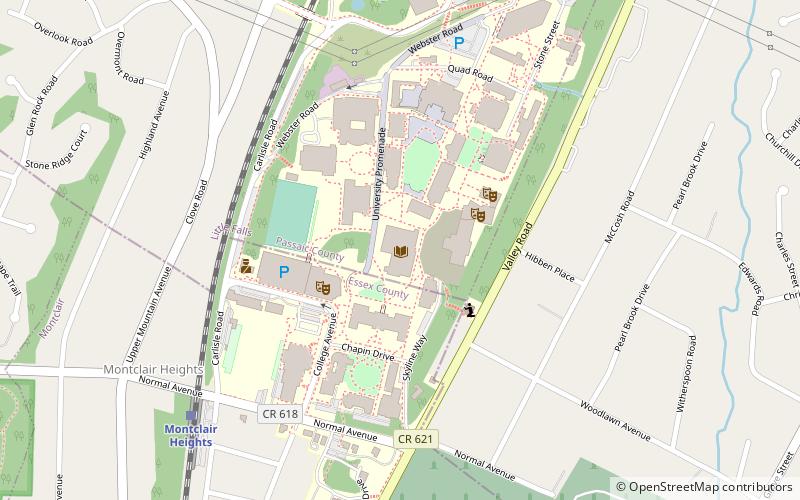 Montclair State University Harry A. Sprague Library location map