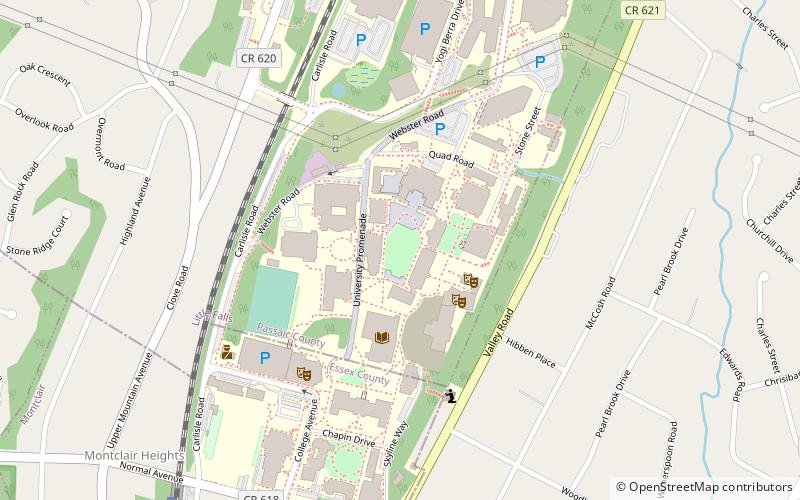 student center quad montclair location map