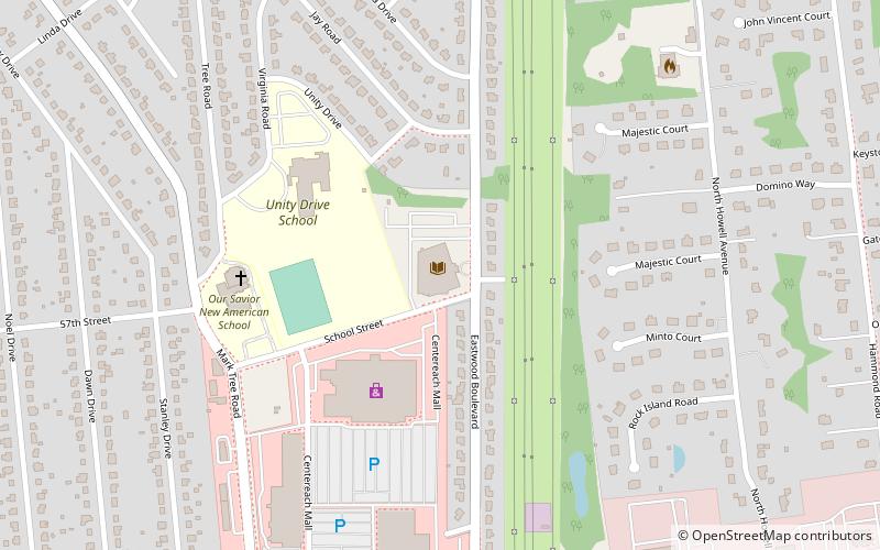 Middle Country Public Library location map