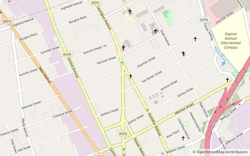 St. John's Evangelical Lutheran Church location map