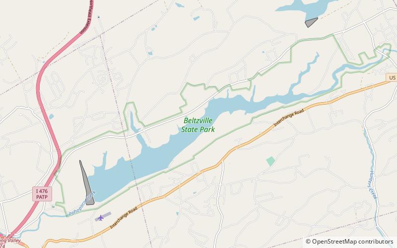 Beltzville State Park location map