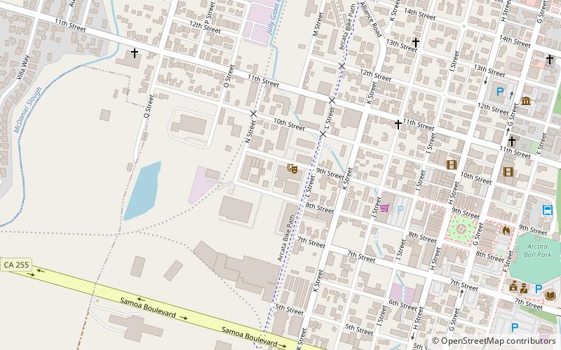 Arcata Playhouse location map