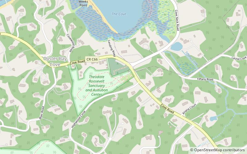 Theodore Roosevelt Sanctuary & Audubon Center location map