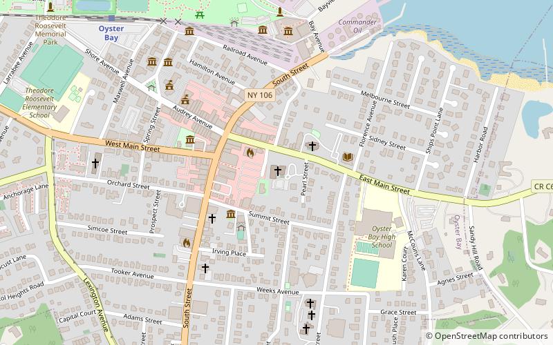 First Presbyterian Church of Oyster Bay location map