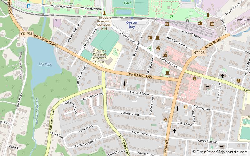 wightman memorial baptist church oyster bay location map