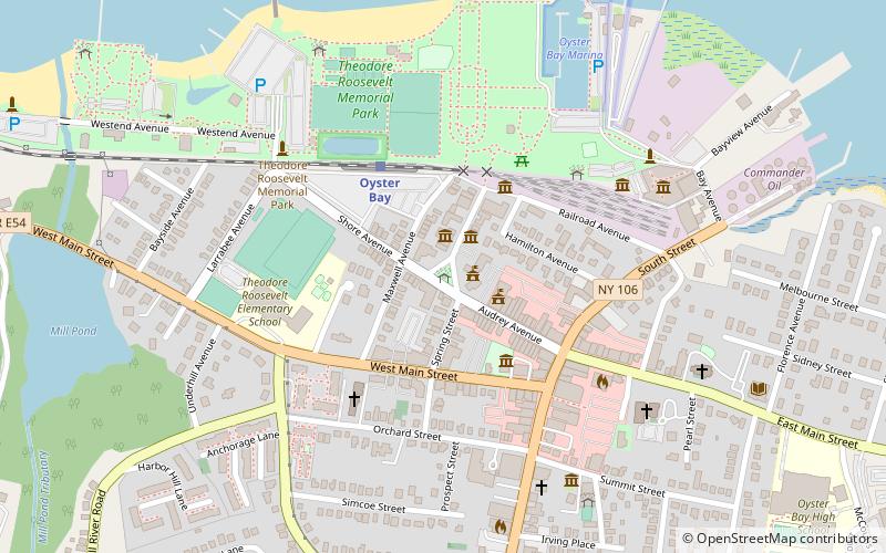 Derby-Hall Bandstand location map