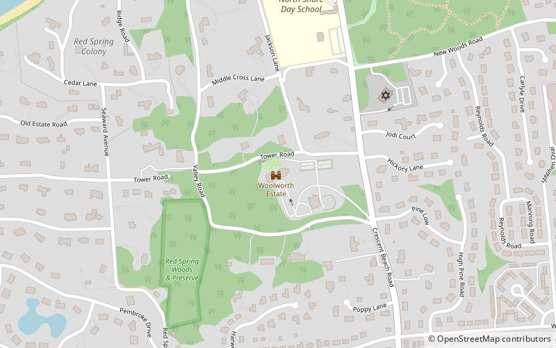 Woolworth Estate location map