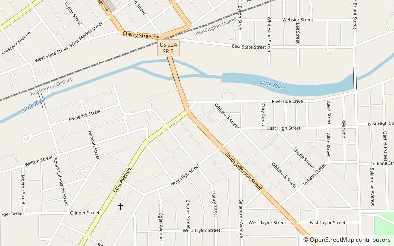 Samuel Purviance House location map