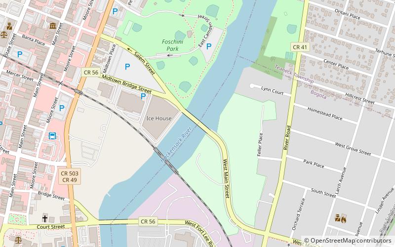 Midtown Bridge location map