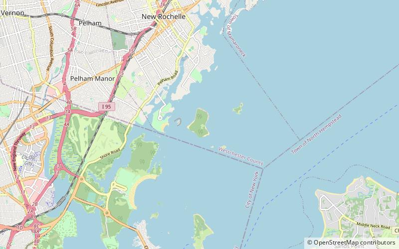 Davids Island location map