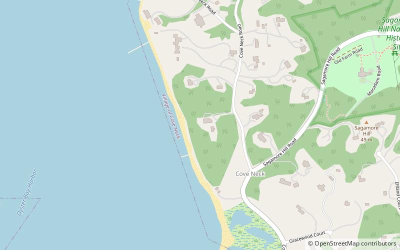 james alfred roosevelt estate oyster bay location map