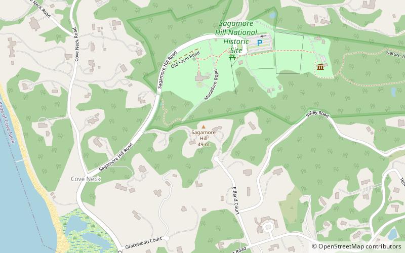 Sagamore Hill location map
