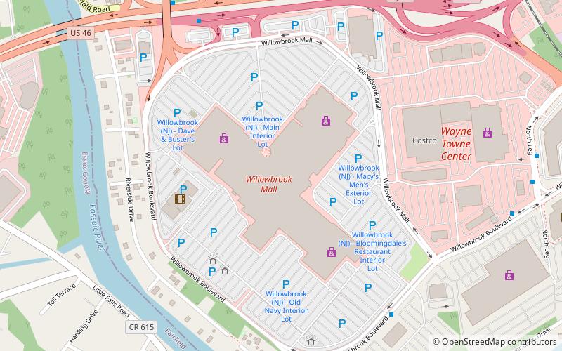 Willowbrook Mall location map