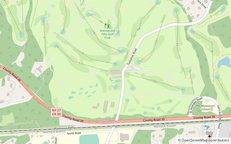 Shinnecock Hills Golf Club location map