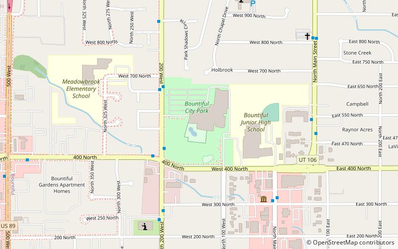 Bountiful City Park location map