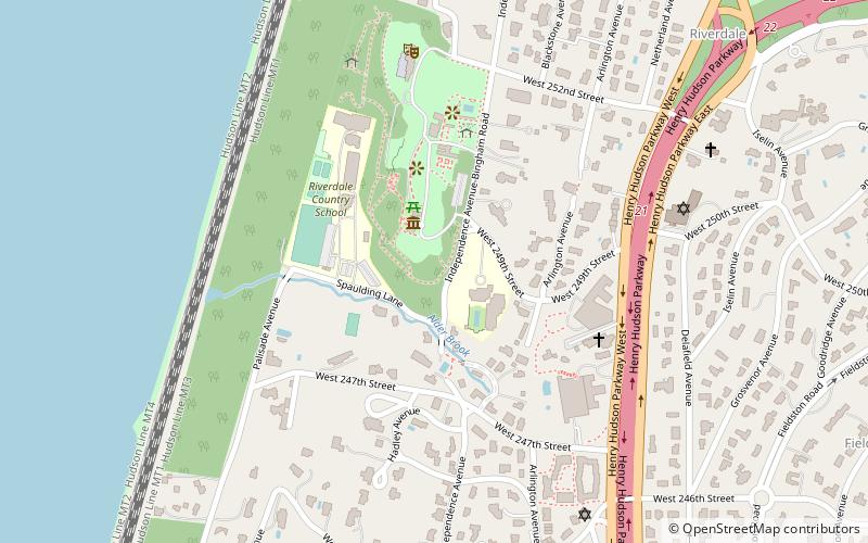 Hudson Hill location map