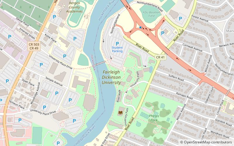 Université Fairleigh-Dickinson location map