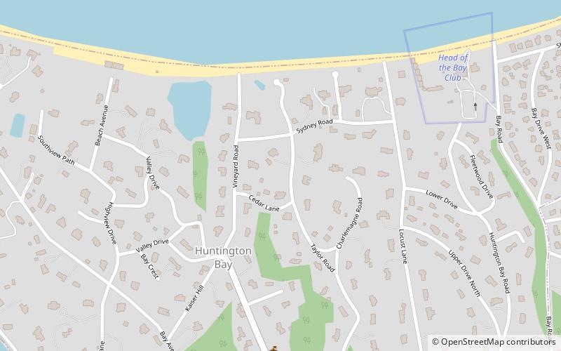 Huntington Bay location map