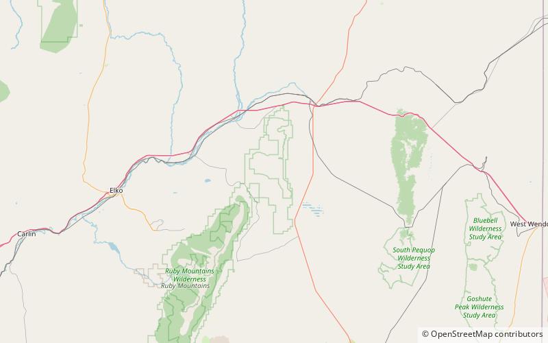 Humboldt Peak location map