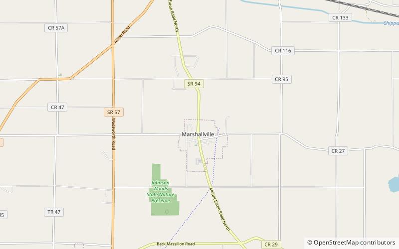 Marshallville location map