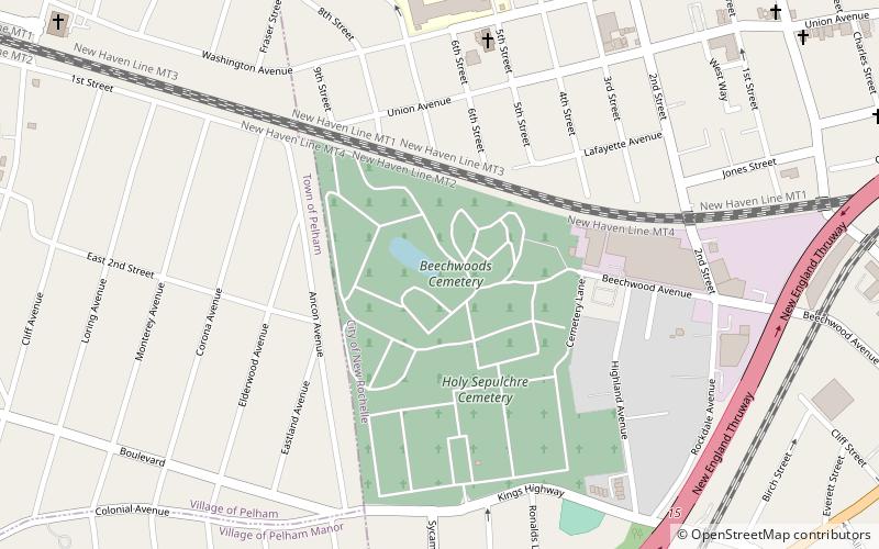 Beechwoods Cemetery location map