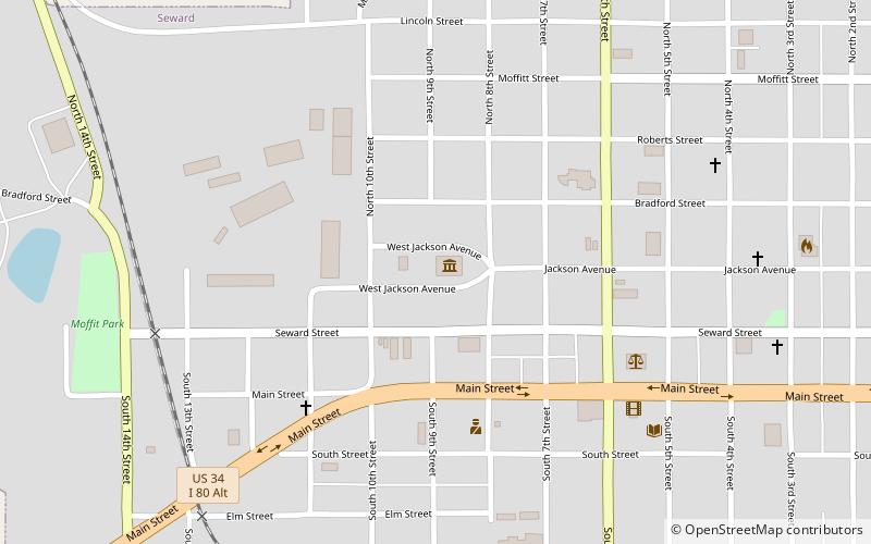 Nebraska National Guard Museum location map