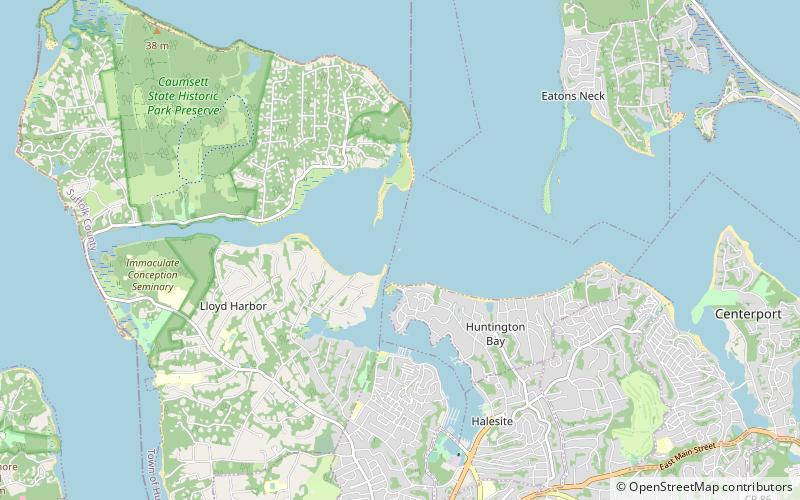 Phare de Huntington Harbor location map