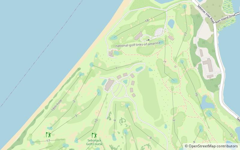 Sebonack Golf Club location map