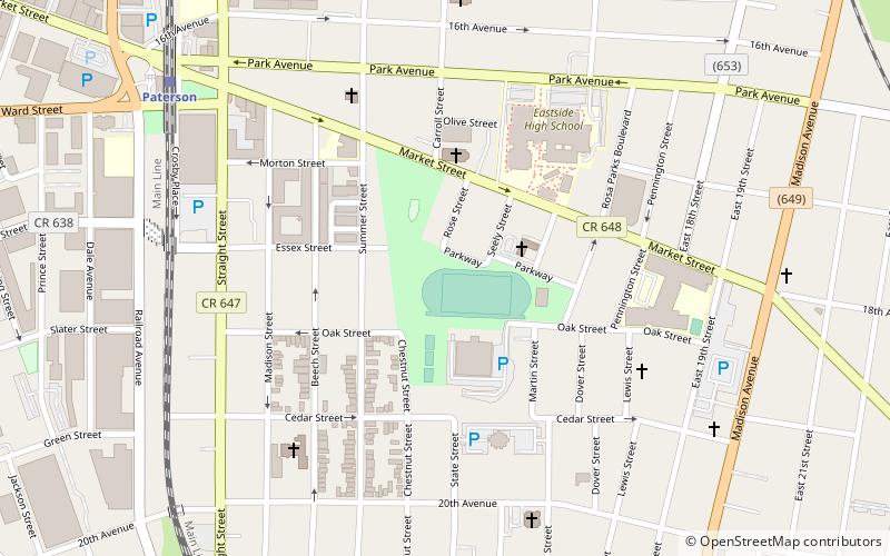 Roberto Clemente Park location map