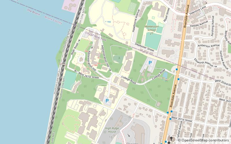 College of Mount Saint Vincent location map