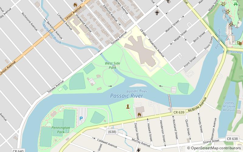 Westside Park location map