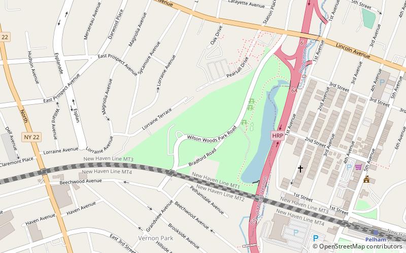 willsons woods park new rochelle location map