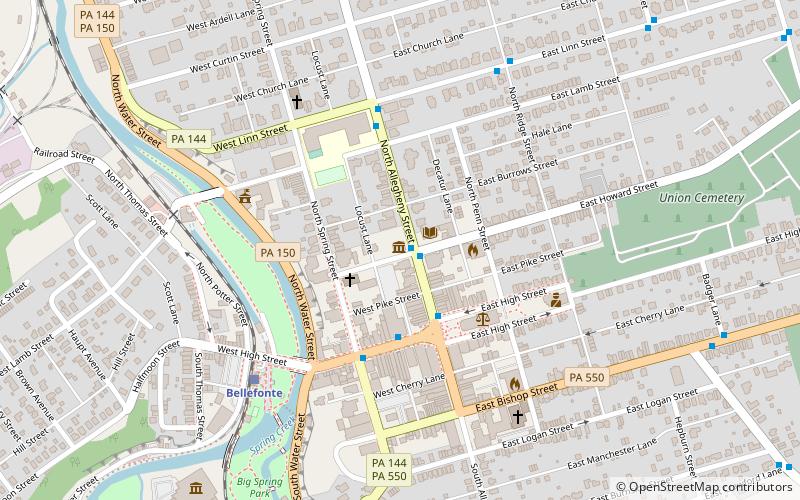 Miles-Humes House location map