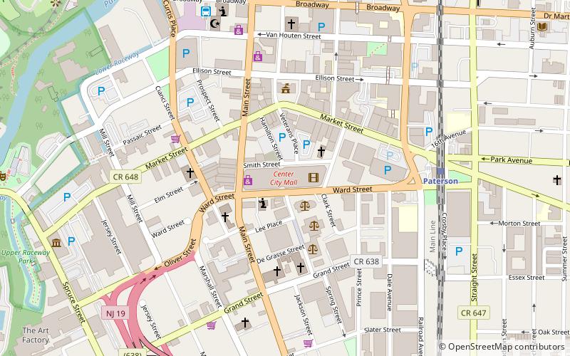 Center City Mall location map