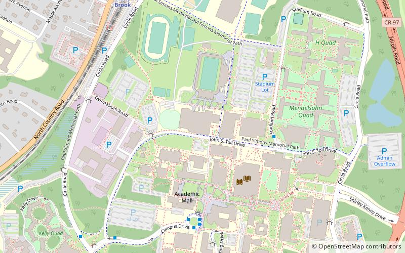 Pritchard Gymnasium location map