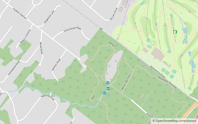 Tenafly Nature Center location map