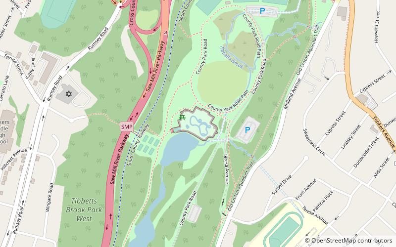 Tibbetts Brook Park location map