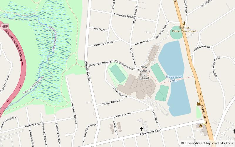 city park stadium new rochelle location map