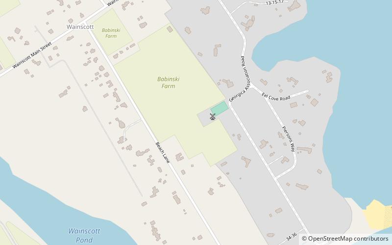 Wainscott Windmill location map