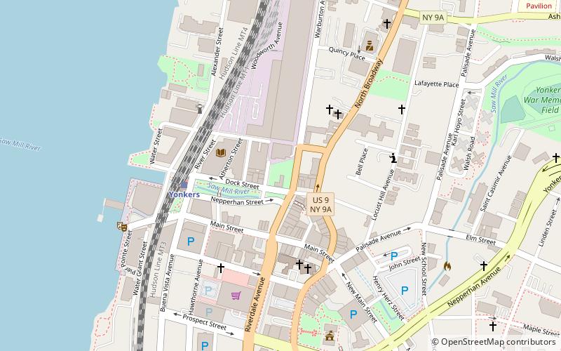 Philipse Manor Hall State Historic Site location map