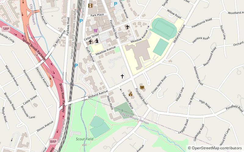 Reformed Church of Bronxville location map